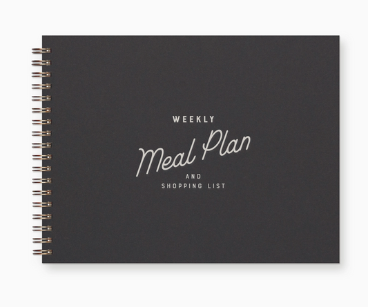 Meal & Grocery Planner - Simple in Black