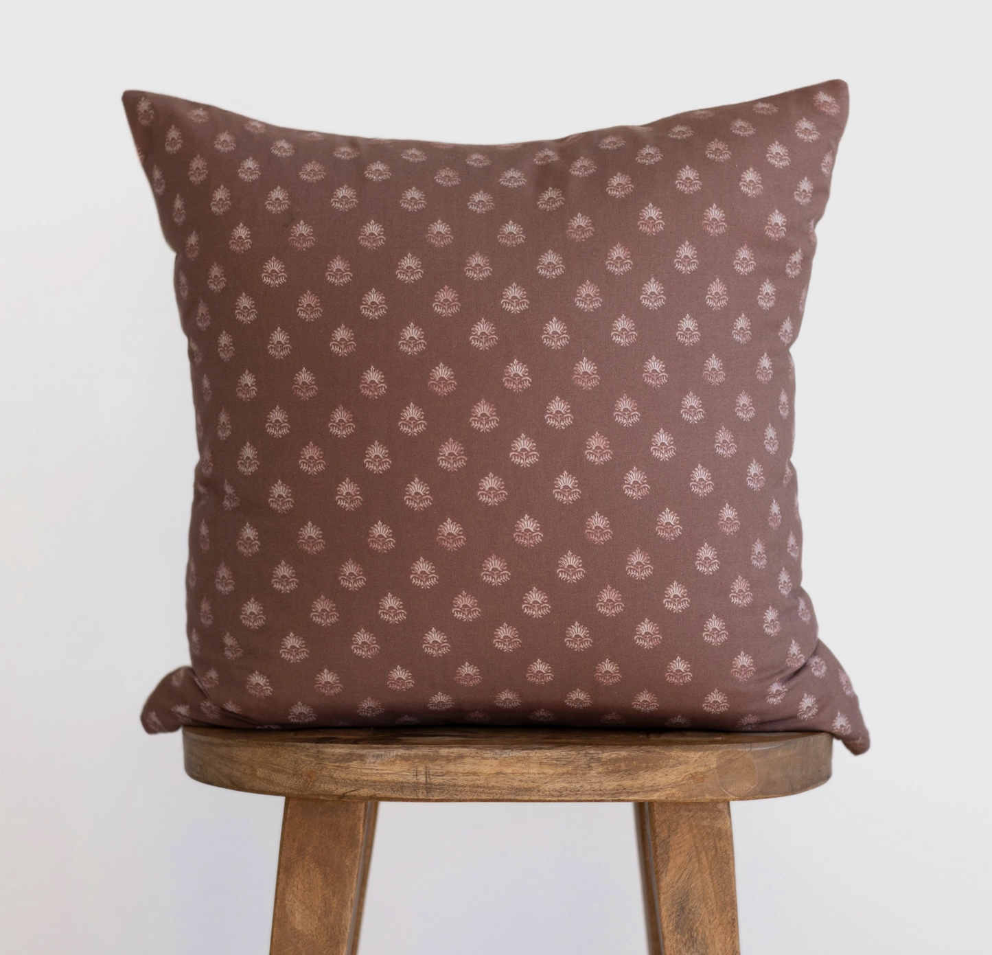 Clay Block Print Pillow 18"