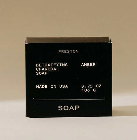 Detoxifying Charcoal Soap: Preston Amber