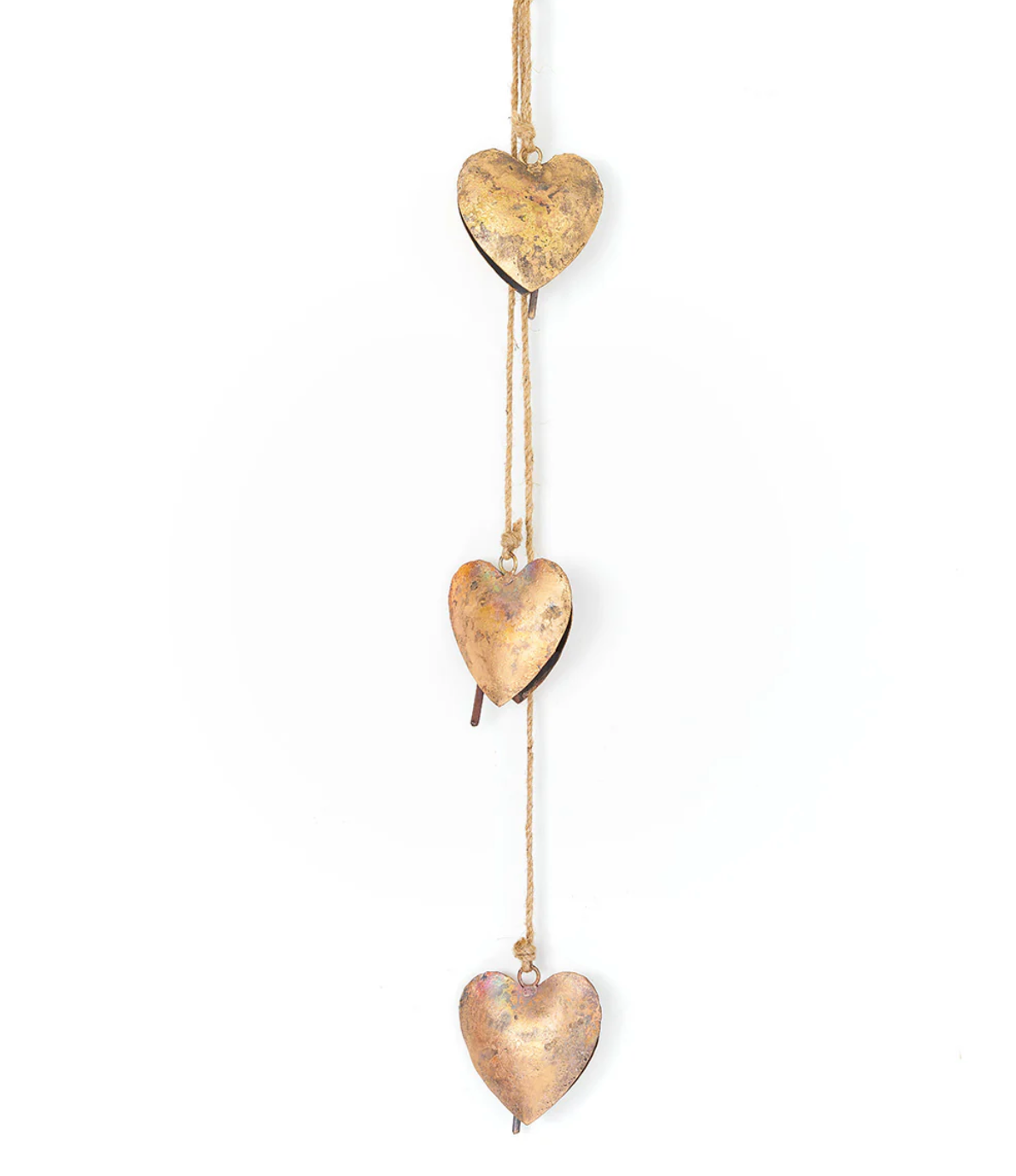 Copper Heart Wind Chime