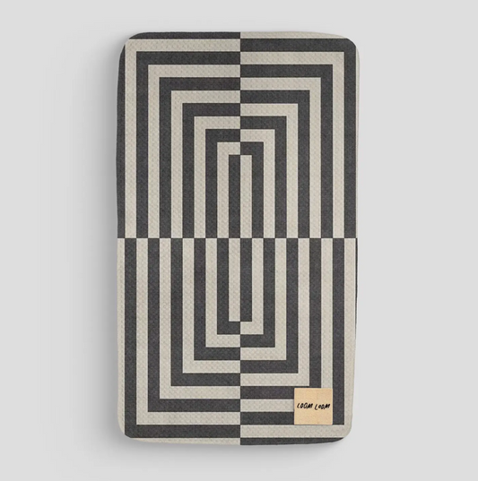 Black & White Microfiber Kitchen Towel