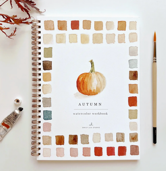 Holiday Watercolor Workbook