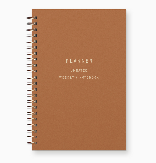 Journal Weekly Planner - Standard In Copper