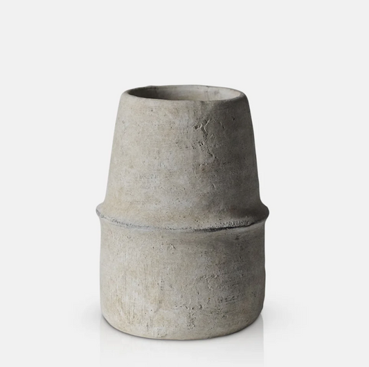 Dual Cement Vase