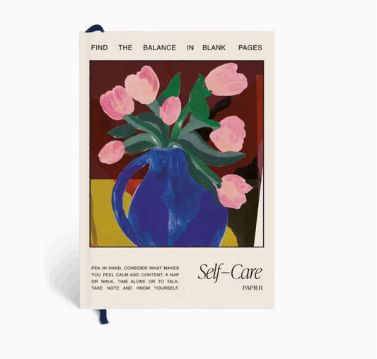 Self Care Guided Journal; Tulips