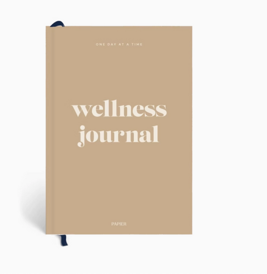 Self Care Guided Journal; Beige