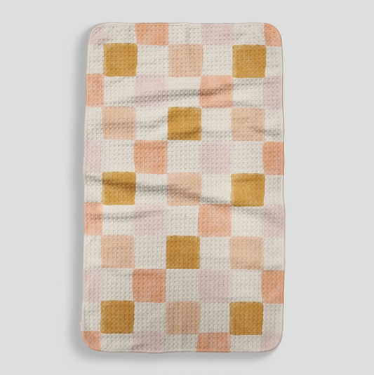 Autumn Colored Checkerboard Microfiber Kitchen Towel