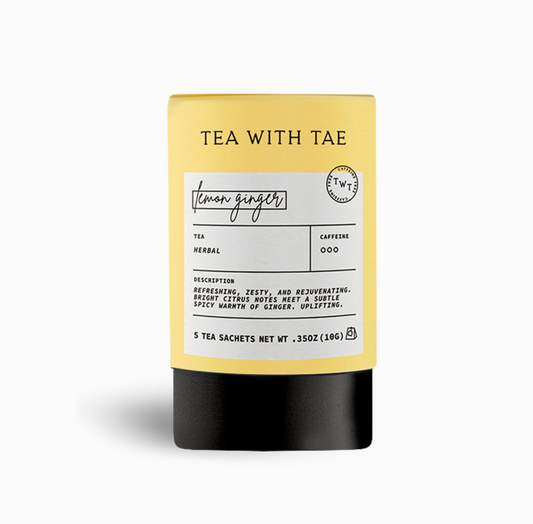 Lemon Ginger Herbal Tea: 5 Bags