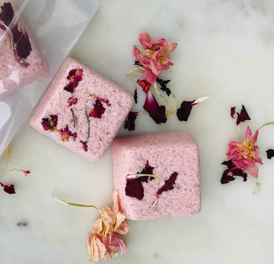 Aromatherapy Shower Steamer: Rose Peppermint