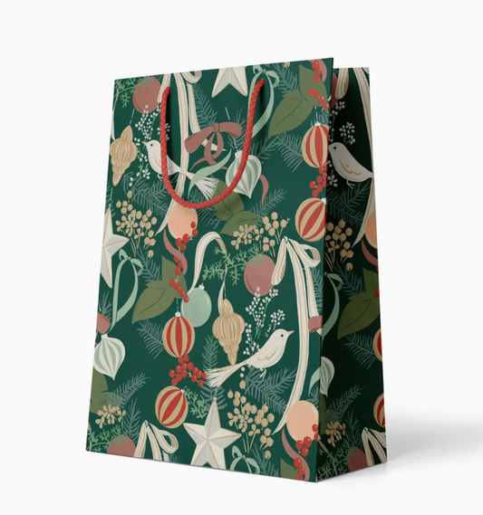 Ornaments & Bows Gift Bag