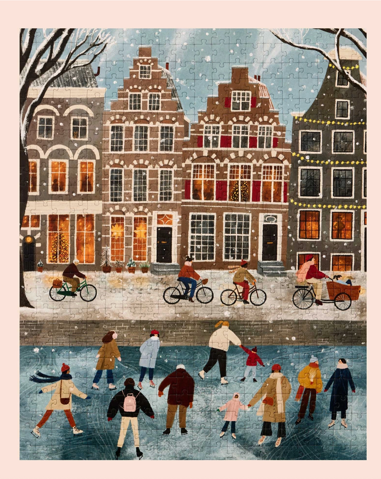 Snow Day in Amsterdam: 500 Piece Puzzle