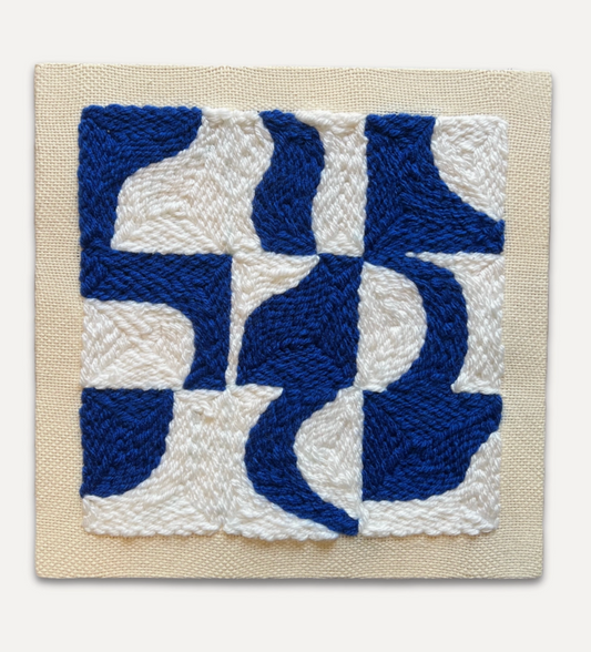 Royal Abstract Punch Needle Kit: 10x10