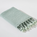Sage Green Stonewashed Turkish Hand Towel