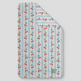 Cherry Stripes Microfiber Kitchen Towel