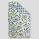 Floral Gingham Microfiber Kitchen Towel