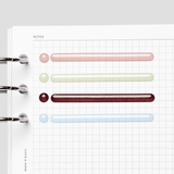 colorful raised labels for office