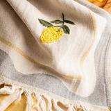 Turkish Kitchen Towel Set: Lemon