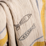 Turkish Kitchen Towel Set: Sardine