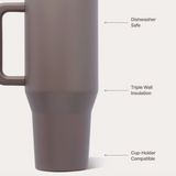 Clay HydroJug 32oz Tumbler