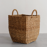 Square Storage Basket In Brown