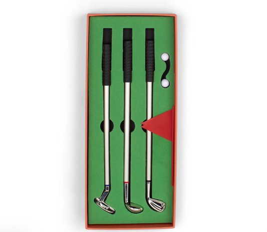 Golf Club Pen Set + Desk Game