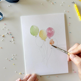 Paintable Notecards: Celebrate