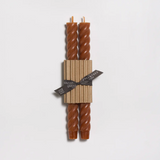 10" Rope Beeswax Candle Taper