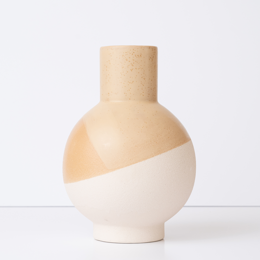 Abstract Peach Vase