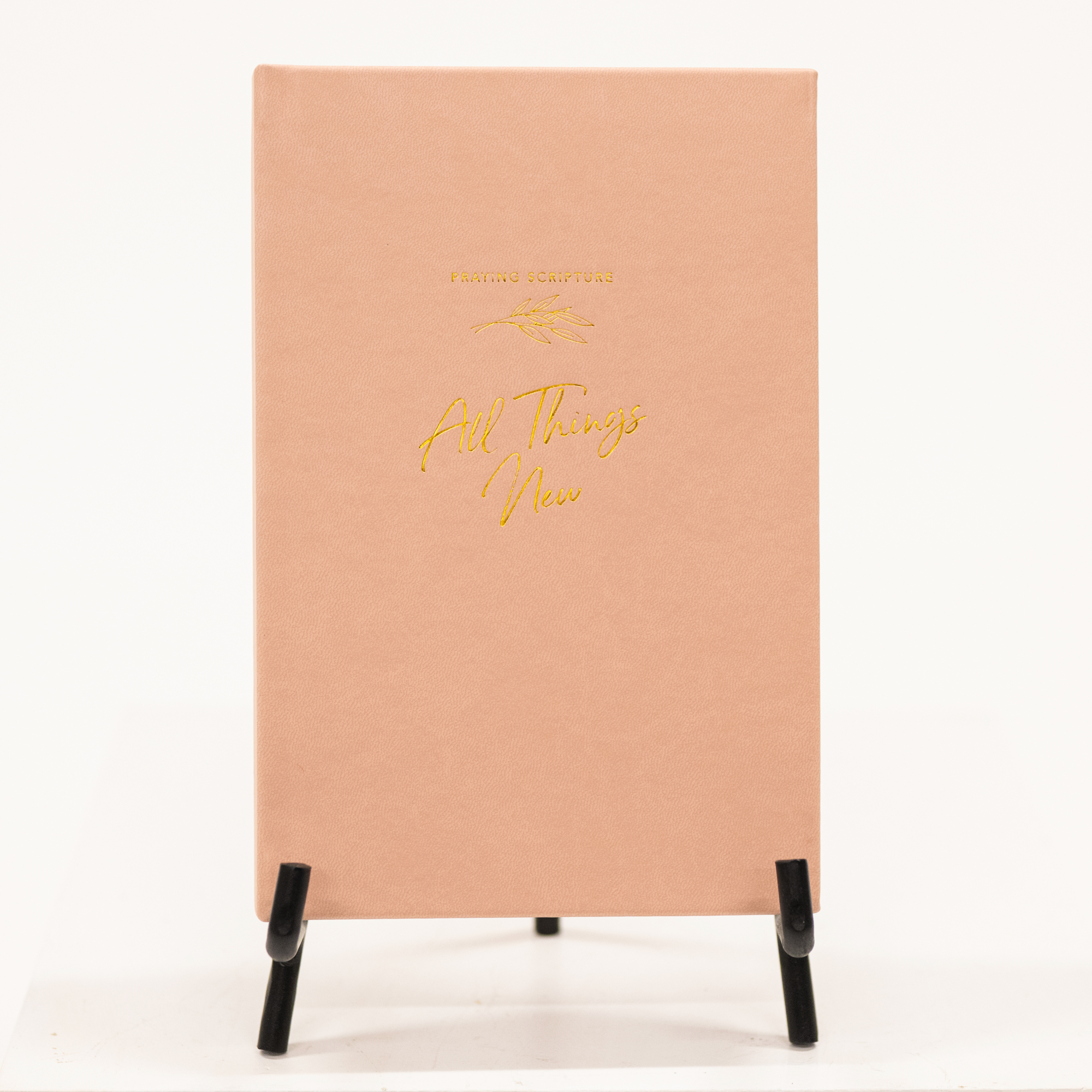all things new linen pink covered devotional