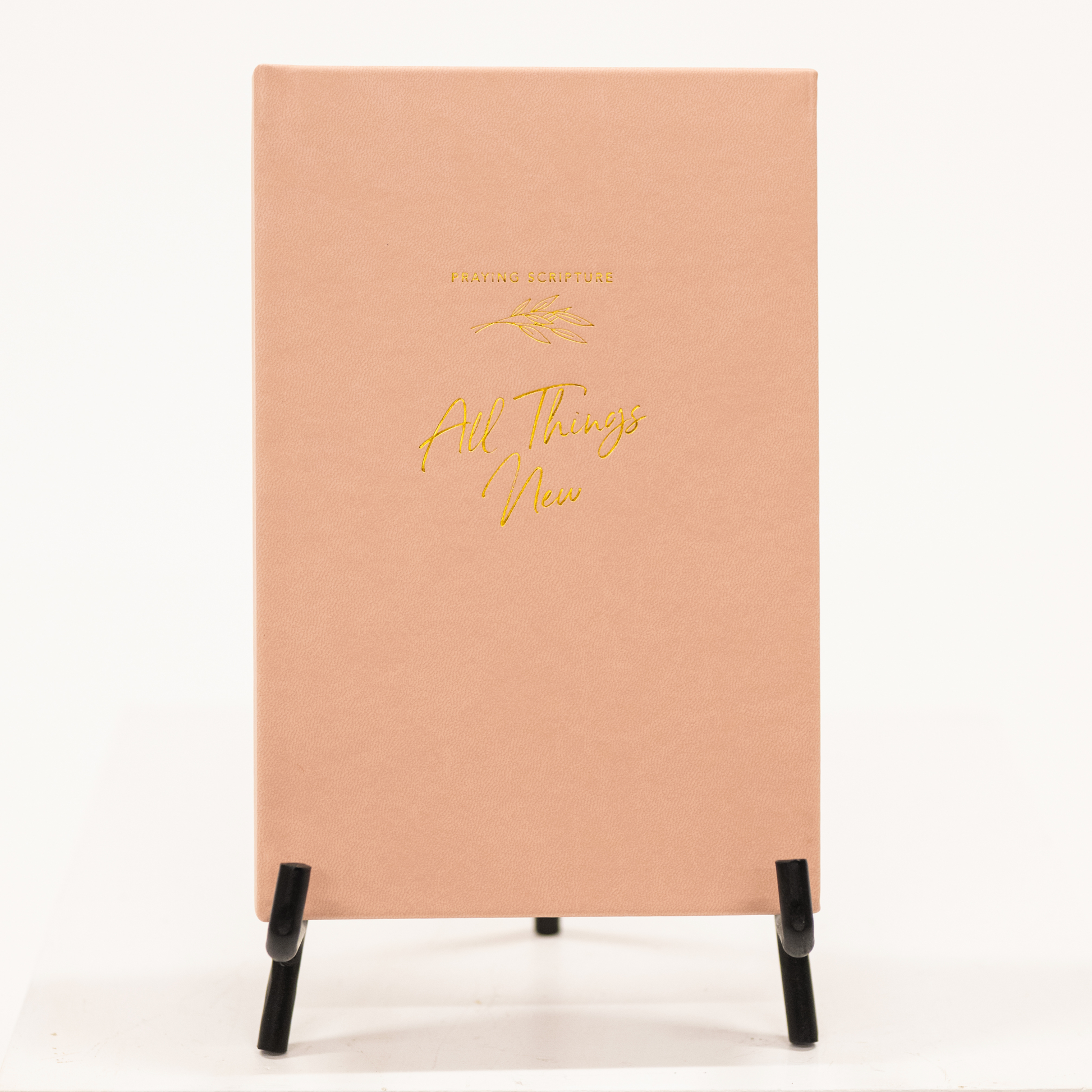 all things new linen pink covered devotional