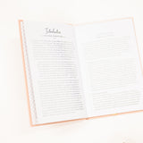 all things new linen pink covered devotional