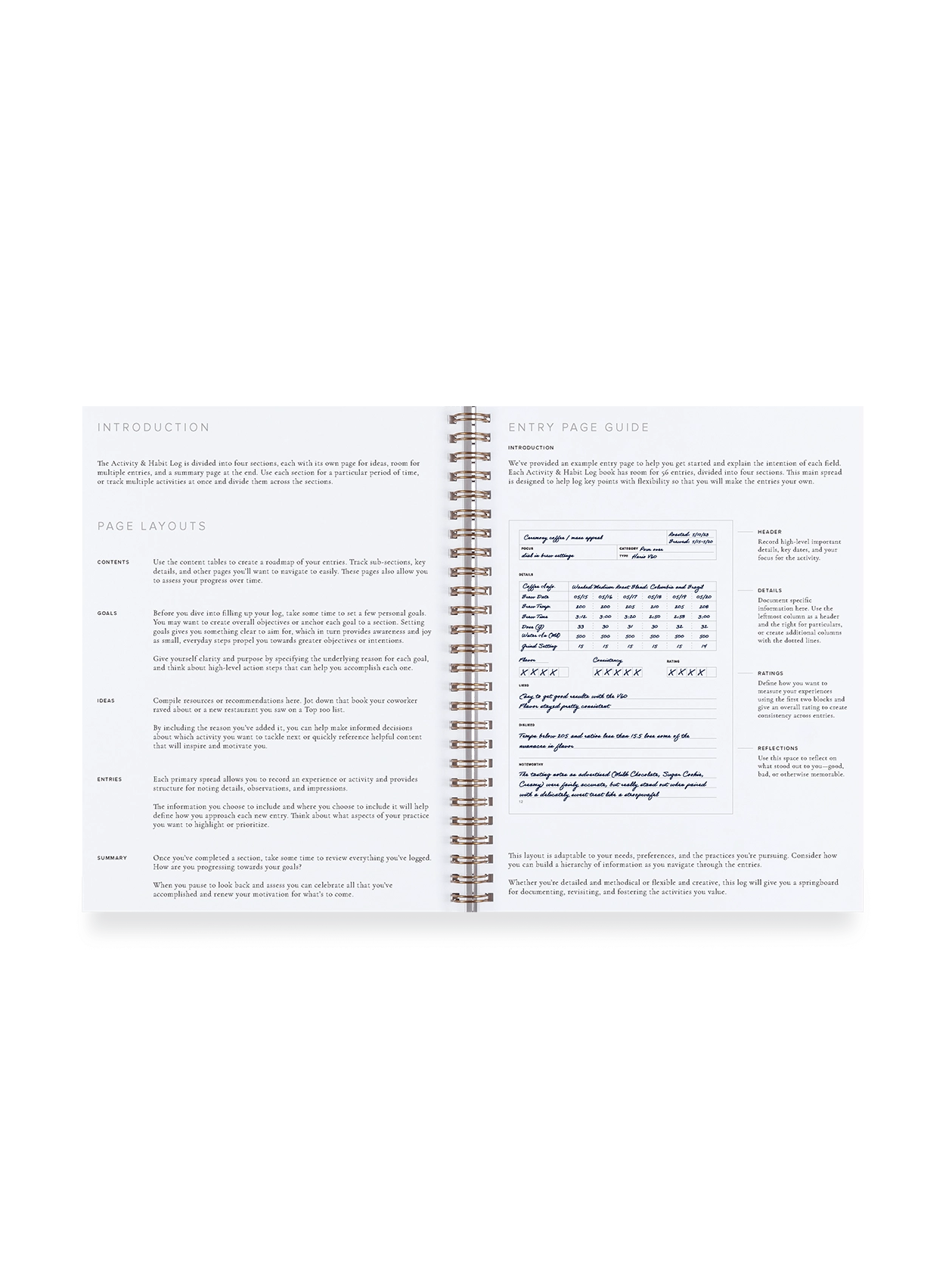 The Appointed Activity + Habit Log