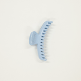 baby blue shiny colored mini sized kaxi hold everything hair claw