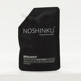 Noshinku hand sanitizer refill pouch on a white background