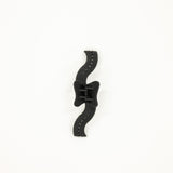 the black matte hold everything clip in the wavy style