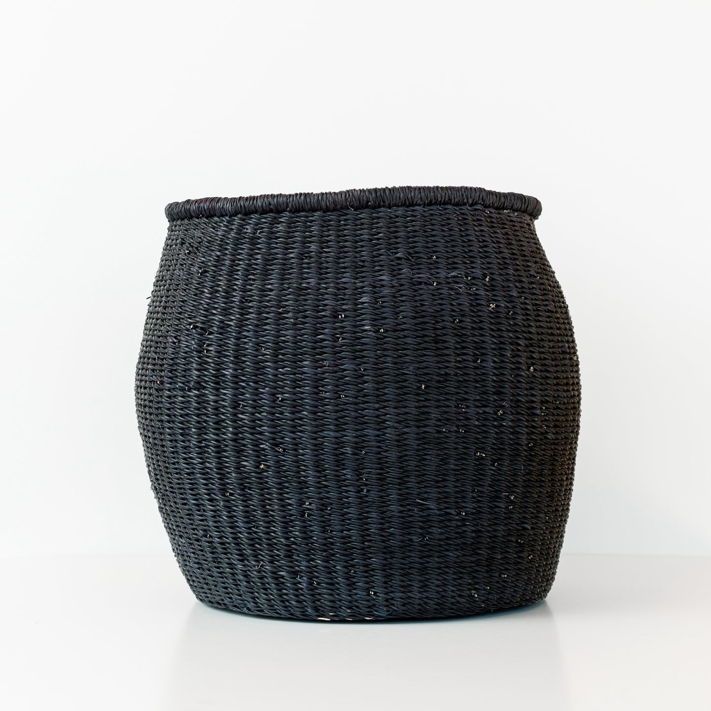 Black Barrel Basket