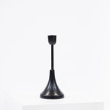 Noir Candlestick - Slim Black Taper Holder