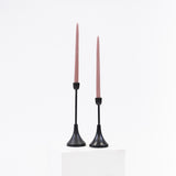 Noir Candlestick - Slim Black Taper Holder