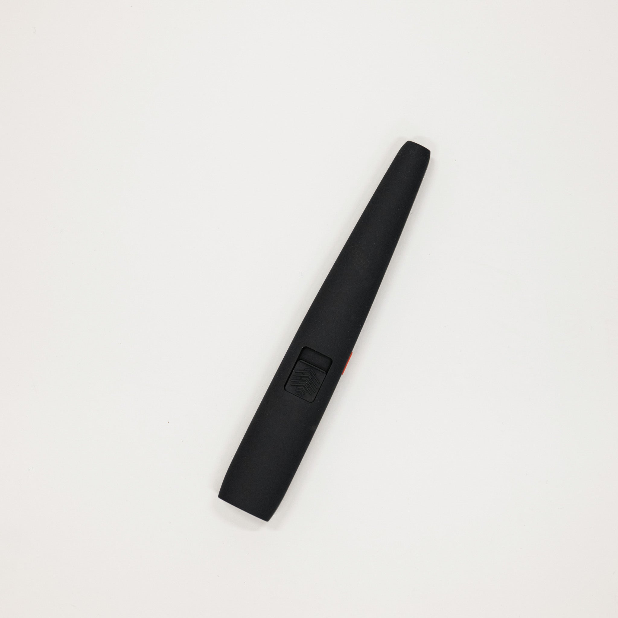 Black usb lighter on a white background