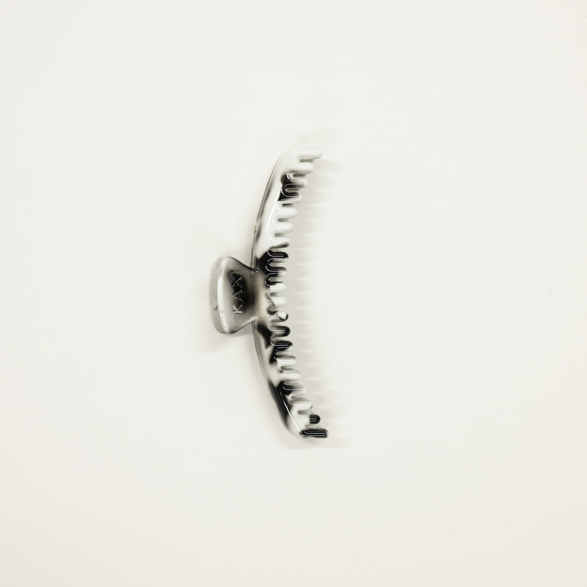 black white shiny colored midi sized kaxi hold everything hair claw