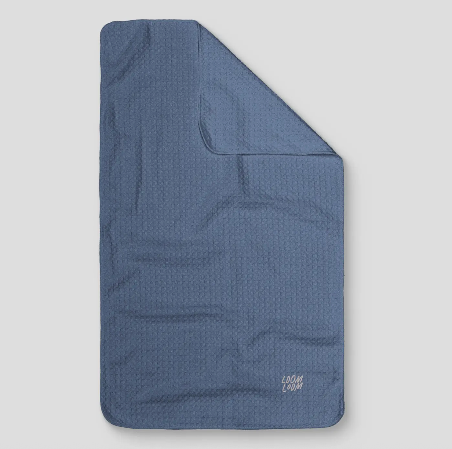slate blue solid colored microfiber kitchen towel