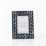 Blue Glass Frame: 4x6