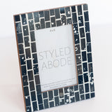 Blue Glass Frame: 4x6