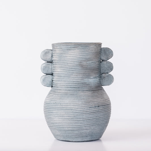 The Antonio - Blue Handmade Vase