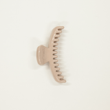champagne shiny colored mini sized kaxi hold everything hair claw