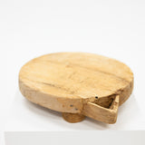 Wooden board on a white background