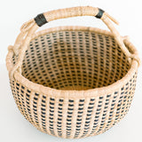 Checkered Bolga Basket