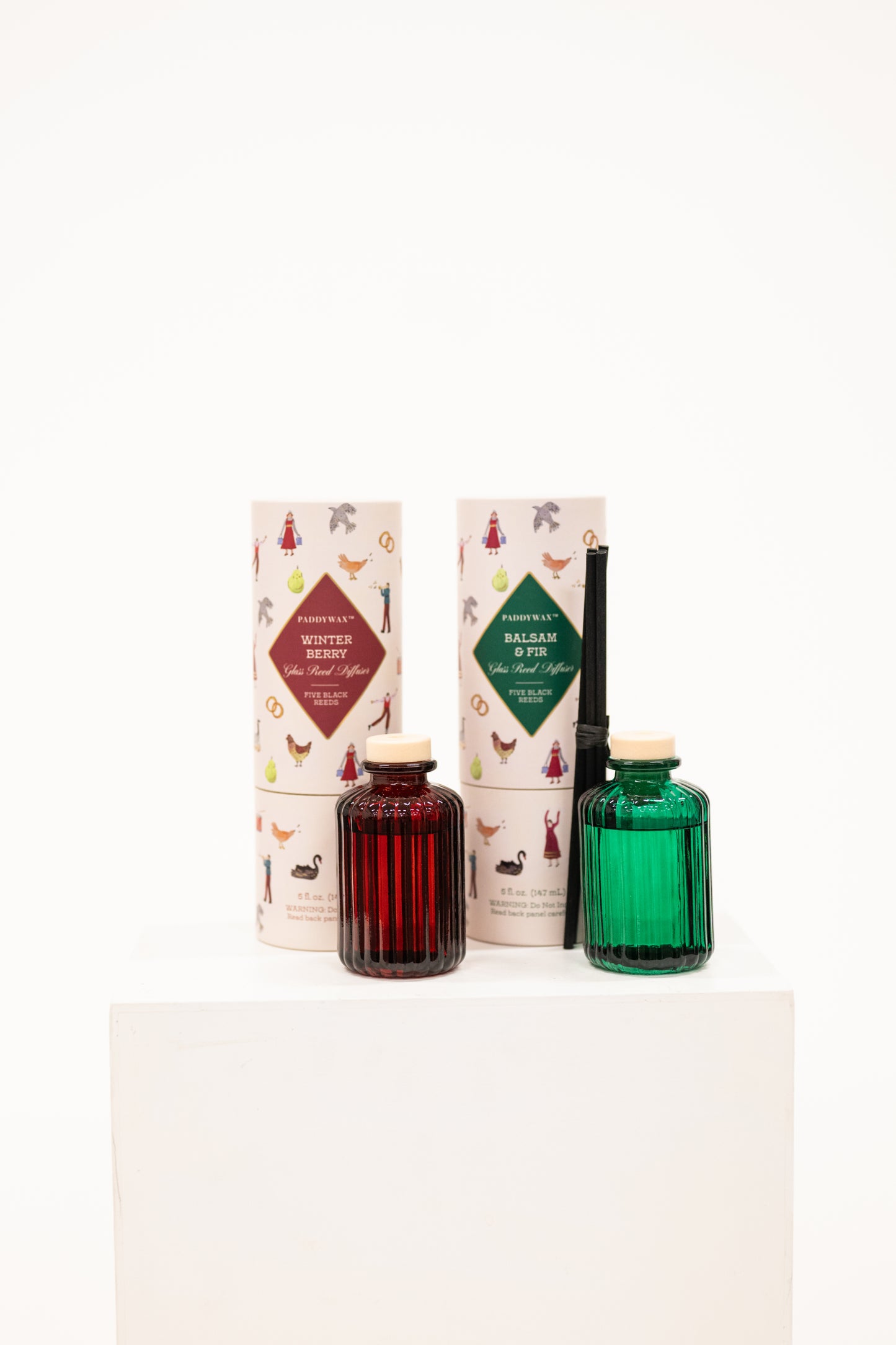 red and green christmas scent diffusers