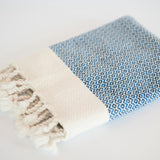 Blue Diamond Turkish Hand Towel