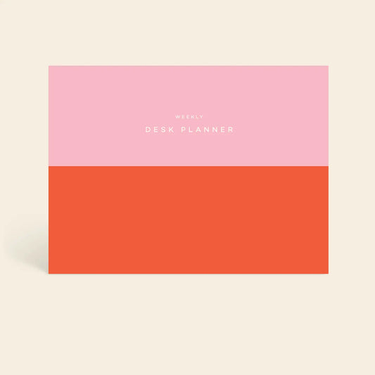 Colorblock Weekly Desk Planner